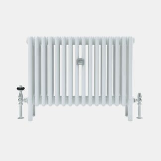 Florence 4 column 500mm curved steel column radiator